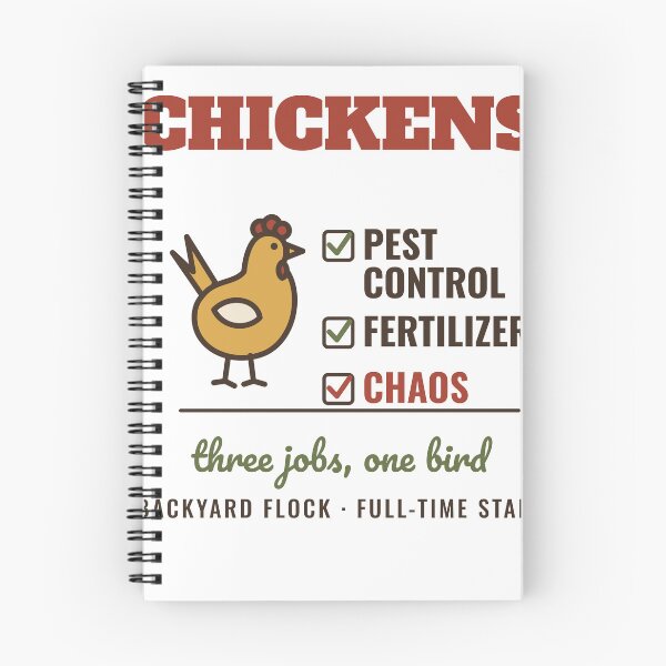 Item preview, Chickens Pest Control Fertilizer Chaos Funny Chicken Garden designed and sold by HenAndHeller.
