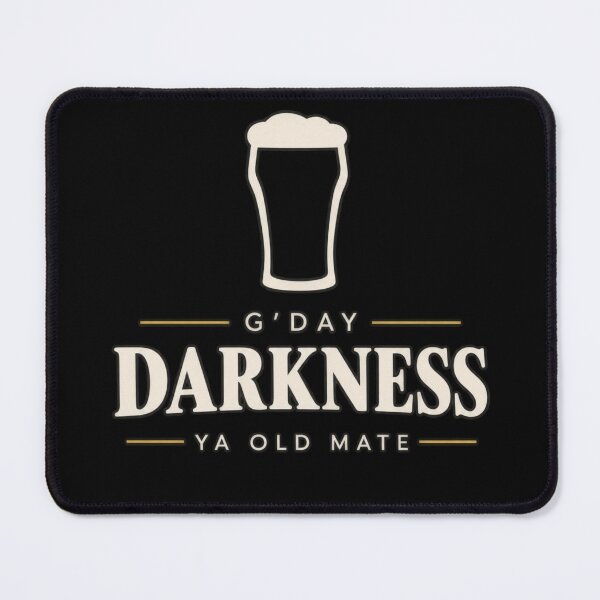 Item preview, Gday Darkness Old Mate Funny Aussie Beer designed and sold by Yellowriversss.