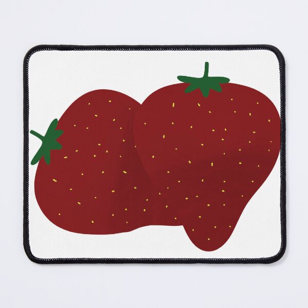 Item preview, Fresh Juicy Red Strawberries Pair designed and sold by raun.draw.
