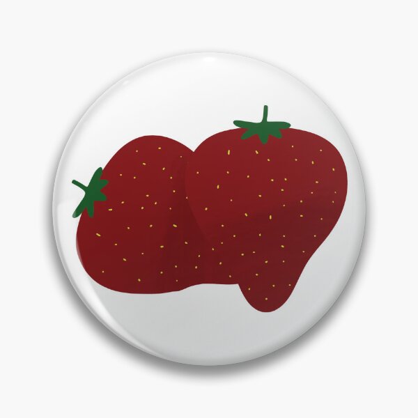 Item preview, Fresh Juicy Red Strawberries Pair designed and sold by raun.draw.