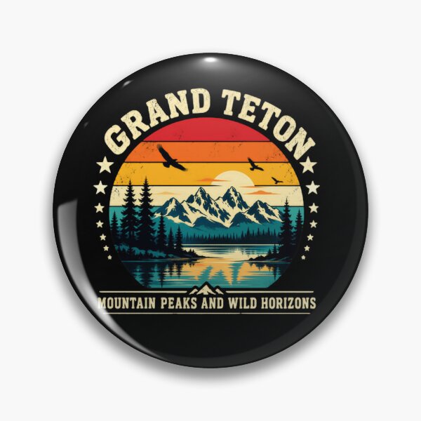 Item preview, Grand Teton Mountain Peaks And Wild Horizons National Park Wyoming Travel Outdoors designed and sold by JonesFlora2025.