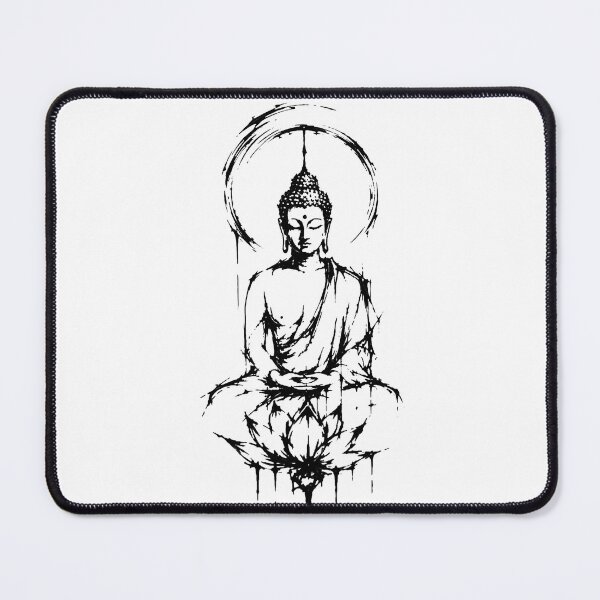 Item preview, Pintura abstracta de Buda meditando designed and sold by Roysdisturbia.