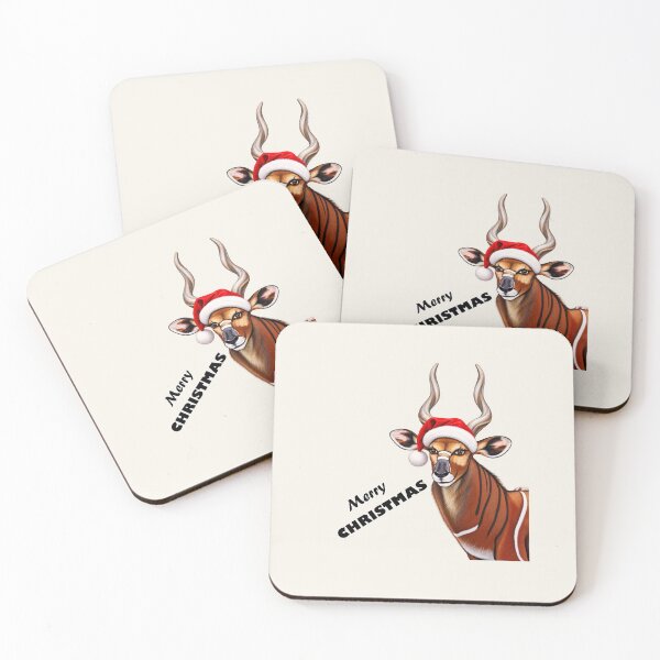 Item preview, Christmas Kudu Santa Hat Wildlife PNG designed and sold by annenambiro.