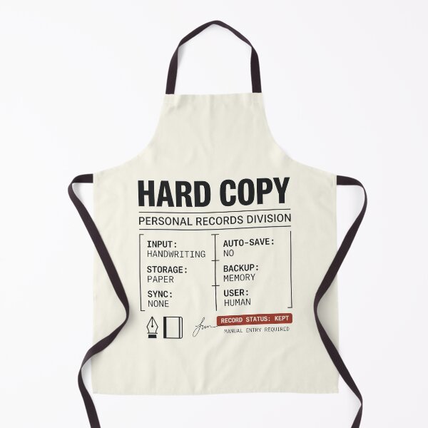 Item preview, Hard Copy Personal Records Division Analog Journaling designed and sold by SplashTastic.