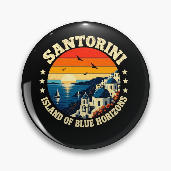 Item preview, Santorini Island Of Blue Horizons Greece Travel Vacation Souvenir designed and sold by JonesFlora2025.