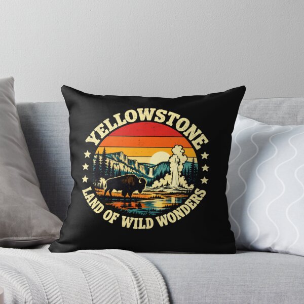 Item preview, Yellowstone Land Of Wild Wonders National Park Travel Bison Geyser Souvenir designed and sold by JonesFlora2025.