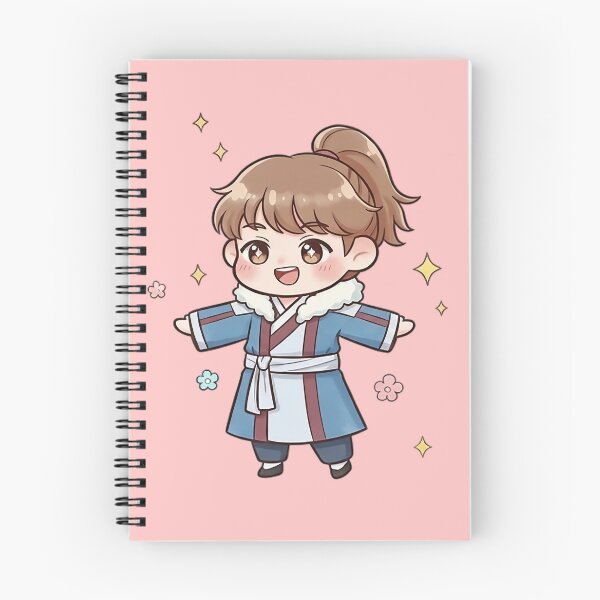 Item preview, Cute Hanbok Boy – Kawaii Chibi Korean Traditional Outfit designed and sold by iqralune.