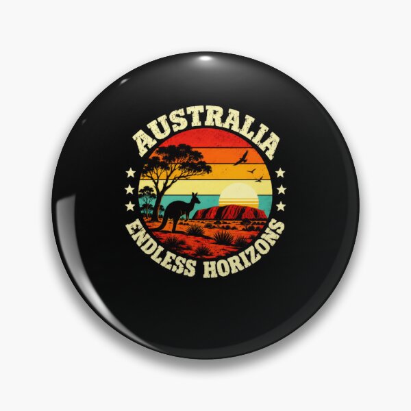 Item preview, Australia Endless Horizons Australian Travel Outback Landscape Kangaroo designed and sold by HumansStuck12.