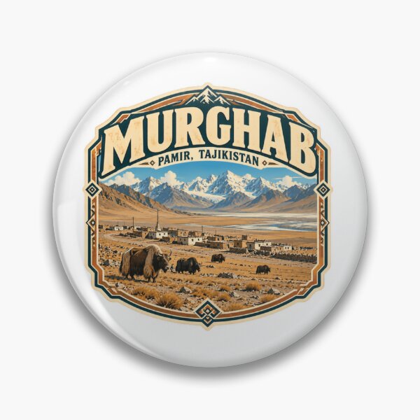 Item preview, Murghab Pamir Tajikistan Travel Destination Explorer designed and sold by Simsimah26Parks.