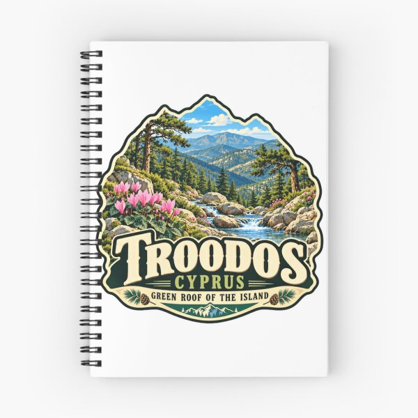 Item preview, Troodos Cyprus Green Roof Of The Island Travel Souvenir Mountain Vacation designed and sold by Star3NowForMe.