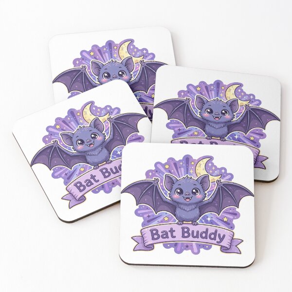 Item preview, Bat Buddy Name Banner Showcase Sticker - Halloween designed and sold by Lesley D.