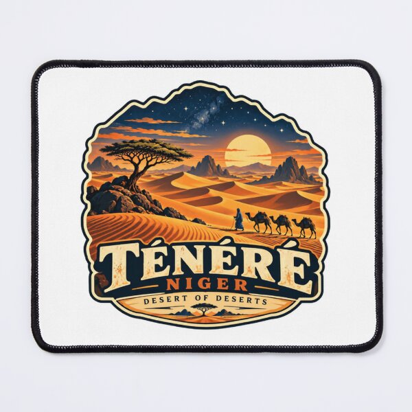 Item preview, Ténéré Niger Desert Of Deserts African Traveler Adventure Explorer designed and sold by Star3NowForMe.