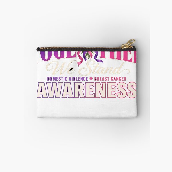 Item preview, Together We Stand Domestic Violence Breast Cancer Awareness designed and sold by HappyVibration.