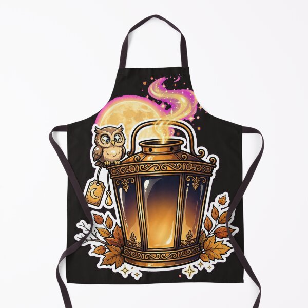 Item preview, Owl and Moon Lantern designed and sold by LunaGlow Studio.