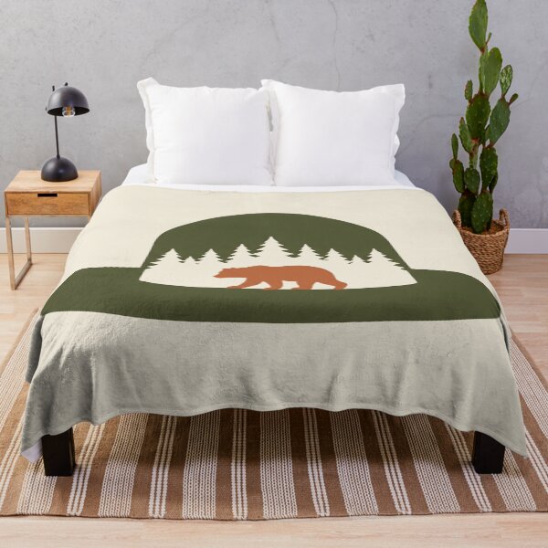 Item preview, Park Ranger Hat Bear Pine Forest Wilderness Minimalist designed and sold by SplashTastic.