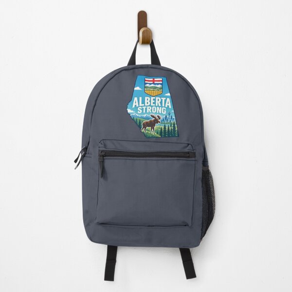 Item preview, Alberta Strong Canada Forever Map Skyline Crest Cute designed and sold by HowToCanadian.