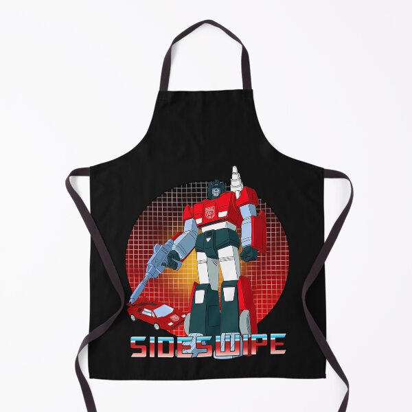 Item preview, Red Robot Holding Drill Weapon Beside Red Sports Car designed and sold by LiamHawki.