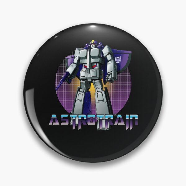 Item preview, Grey And Purple Shuttle Robot Standing In Grid Pattern designed and sold by LiamHawki.