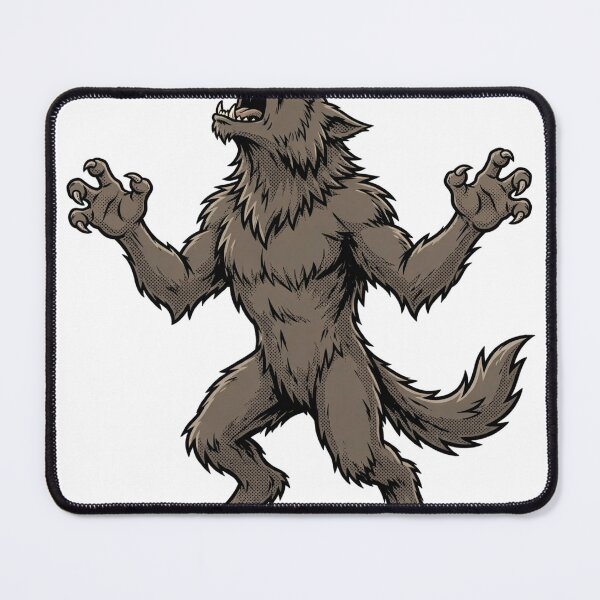 Item preview, Werewolf Bold Comic Inks Sticker - Halloween designed and sold by Lesley D.