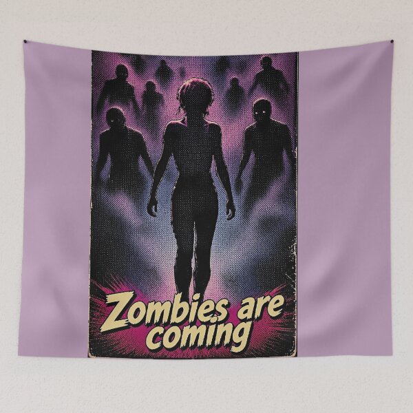 Item preview, The Zombies Are Coming (Horror) designed and sold by NubesDesignCH.