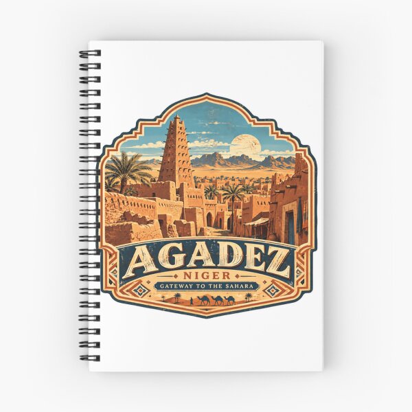 Item preview, Agadez Niger Gateway To The Sahara African Travel Explorer Geography designed and sold by Star3NowForMe.