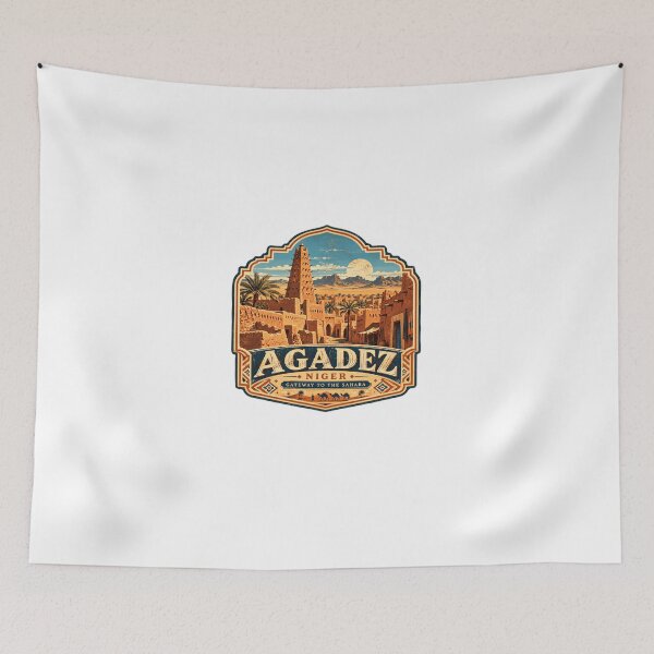 Item preview, Agadez Niger Gateway To The Sahara African Travel Explorer Geography designed and sold by Star3NowForMe.