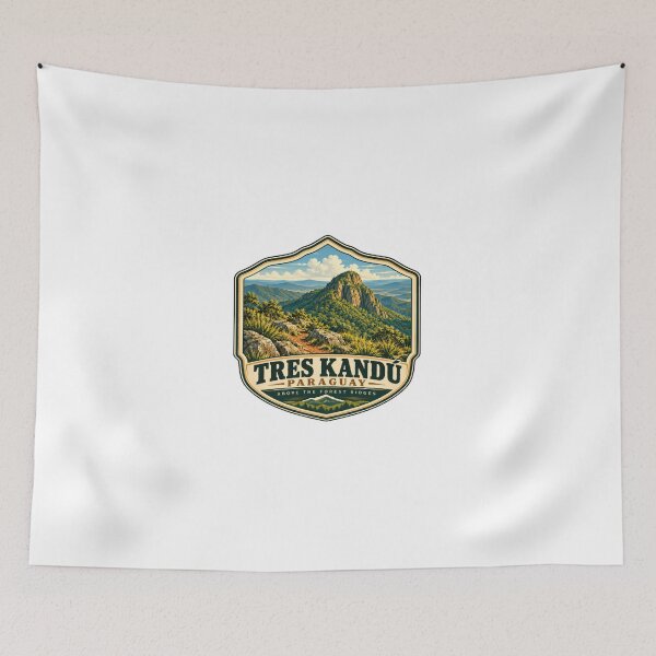 Item preview, Tres Kandú Paraguay Above The Forest Ridges Mountain Hiking designed and sold by Simsimah26Parks.