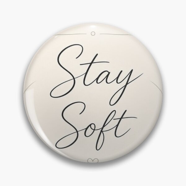 Item preview, Stay Soft Minimalist Aesthetic Quote Mobile Cover designed and sold by AllProCraft.