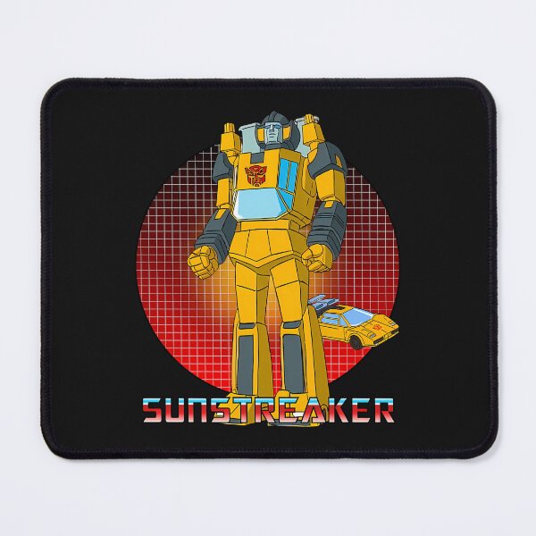Item preview, Yellow And Black Robot Standing Beside Yellow Sports Car designed and sold by LiamHawki.