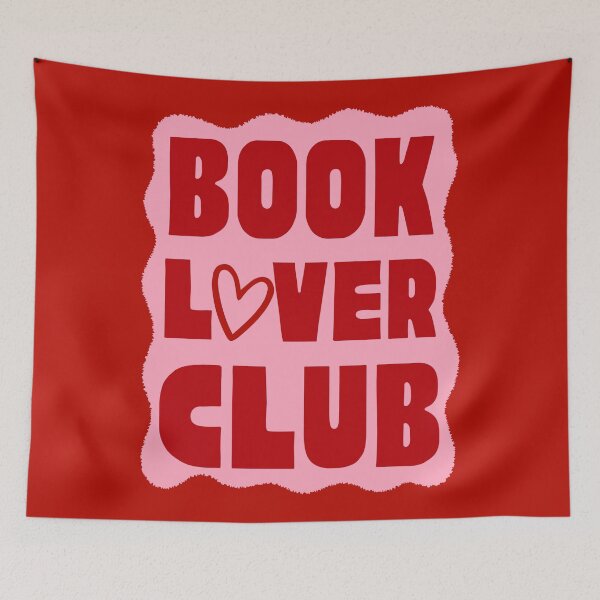 Item preview, book lover club designed and sold by Neadoodles.