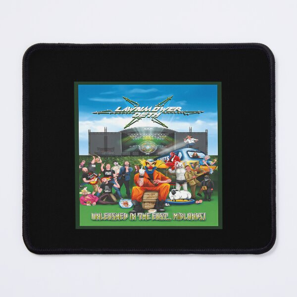Item preview, Lawnmower Deth Stage Crowd And Mascot designed and sold by FlordBonger.