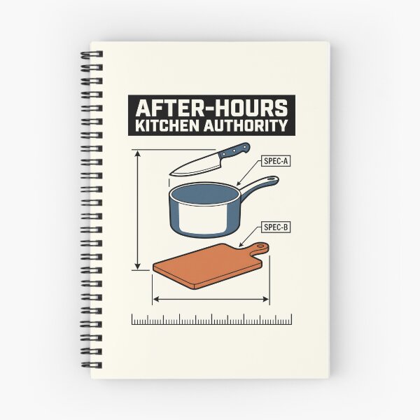 Item preview, After Hours Kitchen Authority Culinary Knife Cook Spec designed and sold by SplashTastic.