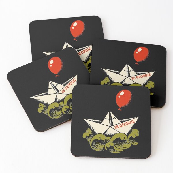 Item preview, Red Balloon Paper Boat Tattoo designed and sold by Fictional Ink Society.