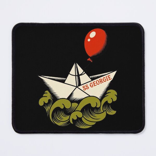 Item preview, Red Balloon Paper Boat Tattoo designed and sold by Fictional Ink Society.