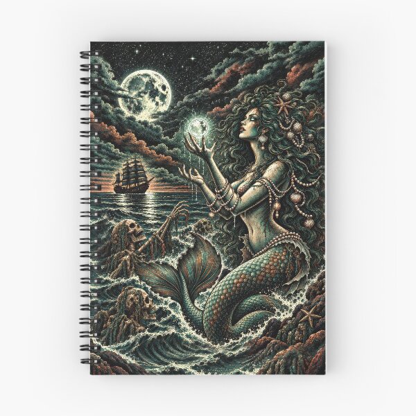 Item preview, Siren’s Cove – Dark Mermaid Nautical Horror Art designed and sold by monstermangraphic.