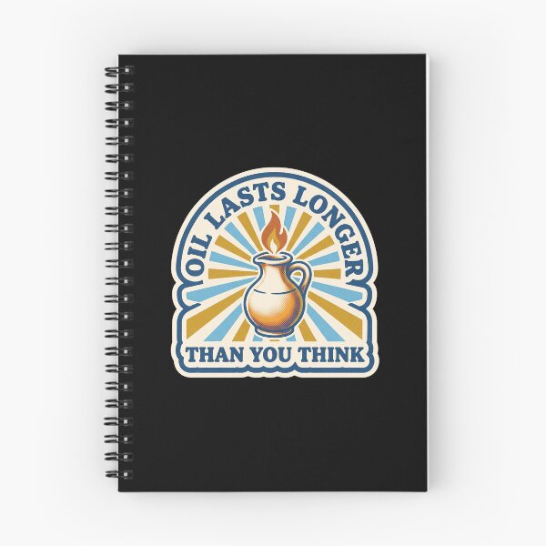 Item preview, Hanukkah Retro Oil Jug — Oil Lasts Longer designed and sold by TheCalmEdit.