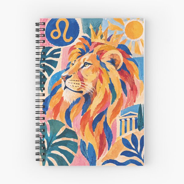 Item preview, Leo Zodiac Painting – Colourful Lion Astrology Artwork designed and sold by GalleryKauffeld.