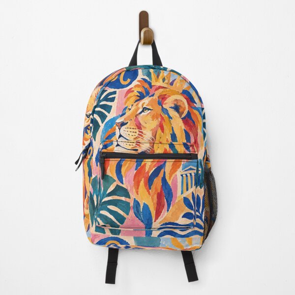 Item preview, Leo Zodiac Painting – Colourful Lion Astrology Artwork designed and sold by GalleryKauffeld.