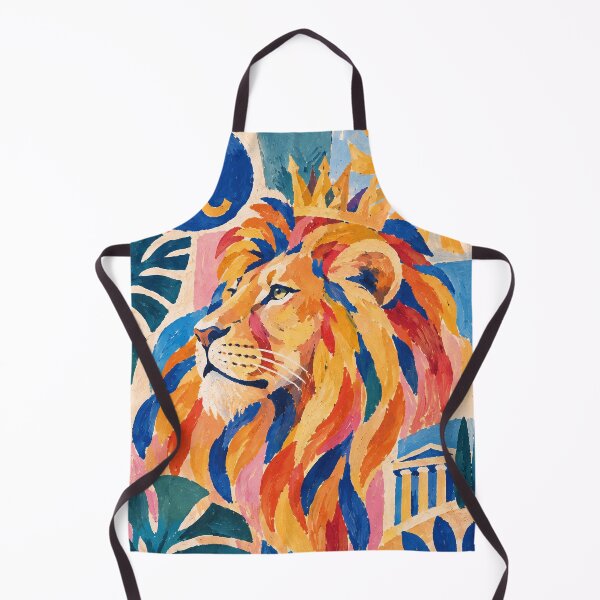 Item preview, Leo Zodiac Painting – Colourful Lion Astrology Artwork designed and sold by GalleryKauffeld.