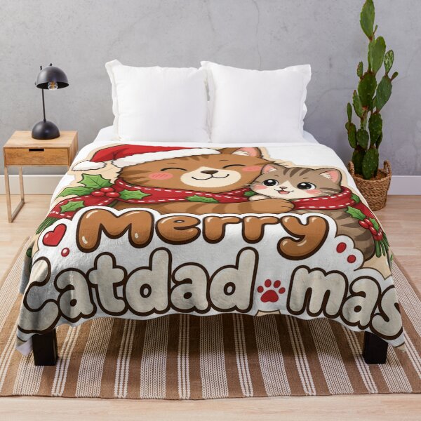 Item preview, Cat Dad Christmas Merry Catdad-mas Gift designed and sold by Soft Merch.