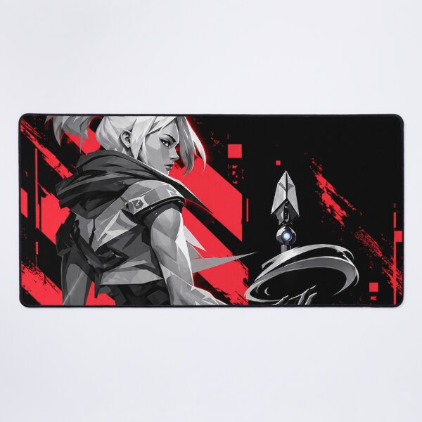 Item preview, Neon Duelist Gaming Warrior – Red & Black Anime Gamer Design designed and sold by NBT-NOVA.