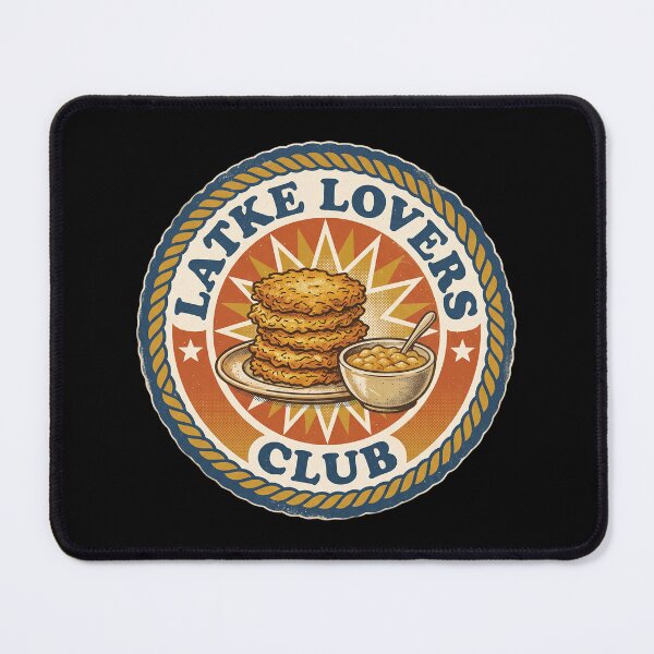 Item preview, Latke Lovers Club — Retro 70s Hanukkah Badge designed and sold by TheCalmEdit.