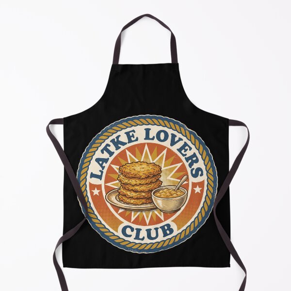 Item preview, Latke Lovers Club — Retro 70s Hanukkah Badge designed and sold by TheCalmEdit.