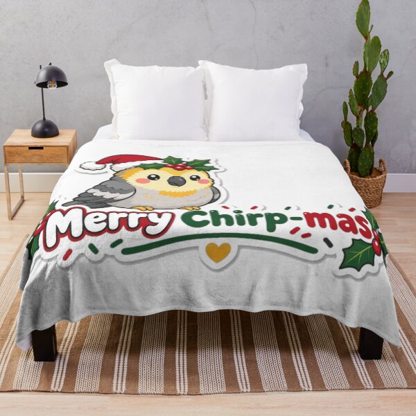 Item preview, Cockatiel Christmas Merry Chirp-mas Gift designed and sold by Soft Merch.