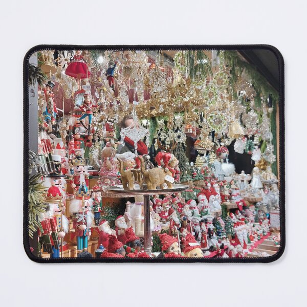 Item preview, Cozy Christmas Market Magic Greeting Card sau Traditional Nutcracker Christmas Shop Holiday Card designed and sold by Ingr1d-M3deea.