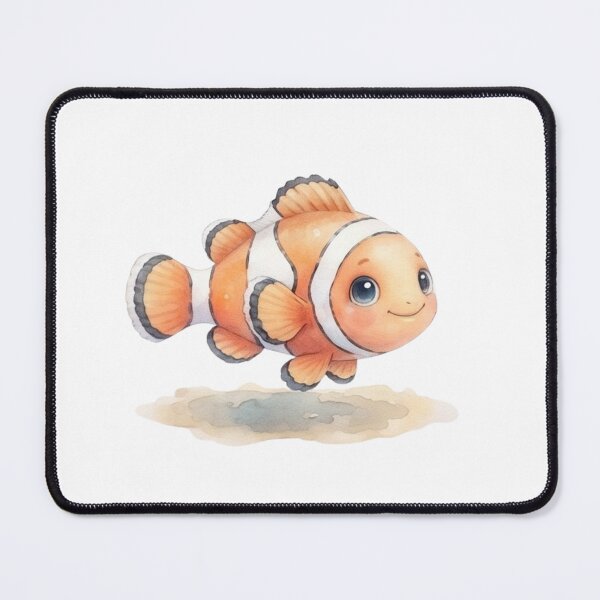 Item preview, Adorable Cute Clownfish Ocean Watercolour Illustration designed and sold by made by Golightly x.