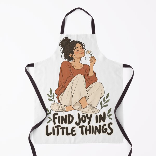 Item preview, Find Joy in Little Things Daisy Illustration designed and sold by FujinStore24.