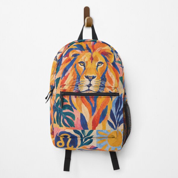 Item preview, Leo Zodiac Sign Painting – Colourful Astrology Artwork designed and sold by GalleryKauffeld.