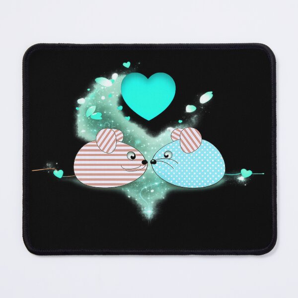 Item preview, Cute Love Mice Minimal Valentine’s Day Illustration designed and sold by NB-Artmagic.