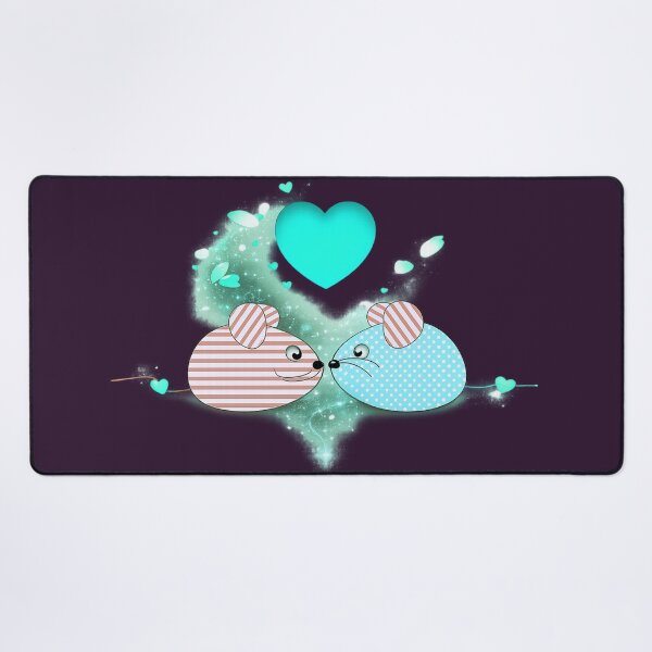 Item preview, Cute Love Mice Minimal Valentine’s Day Illustration  designed and sold by NB-Artmagic.